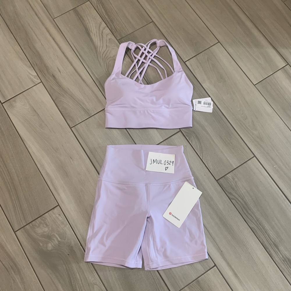 Lululemon Align Short & Bra * Lavendar - Picture 1 of 2